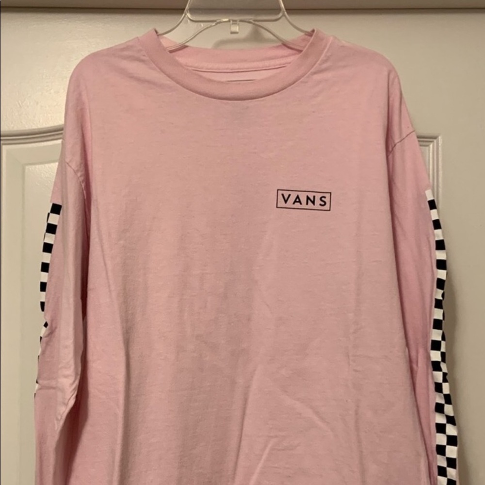 Vans pink long sleeve tee.